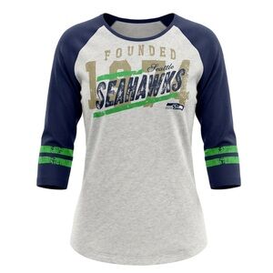 Victoria Secret Pink NFL Seahawks 3/4 sleeve top